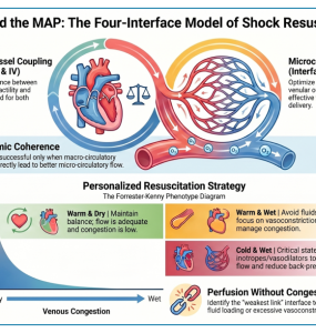 four-interface model of shock resuscitation